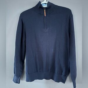 Men’s J.Crew Navy Quarter-Zip Sweater